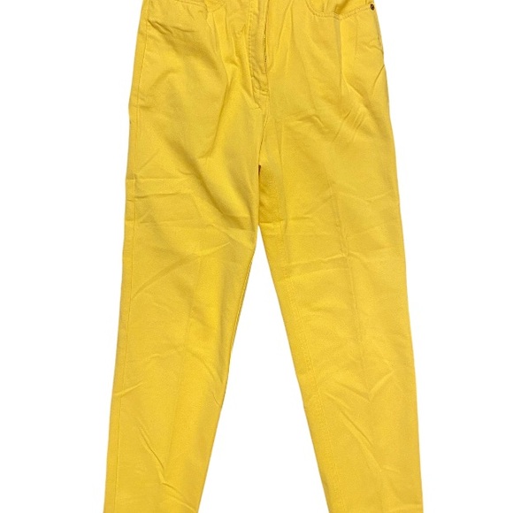 1990’s Vintage Mondi Sports Yellow Pants - Picture 2 of 8
